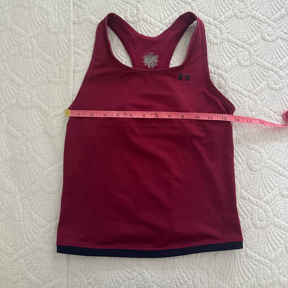 Under Armour Burgundy sporty Tank top